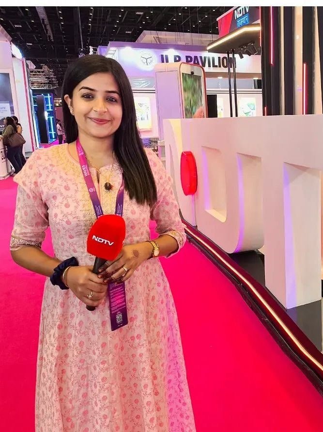 Sujata Dwivedi at an NDTV special event